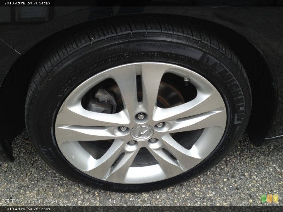2010 Acura TSX V6 Sedan Wheel and Tire Photo #78767225