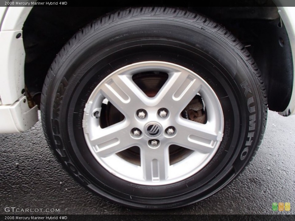 2008 Mercury Mariner Hybrid 4WD Wheel and Tire Photo #78769697