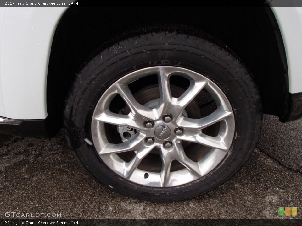 2014 Jeep Grand Cherokee Summit 4x4 Wheel and Tire Photo #78770177
