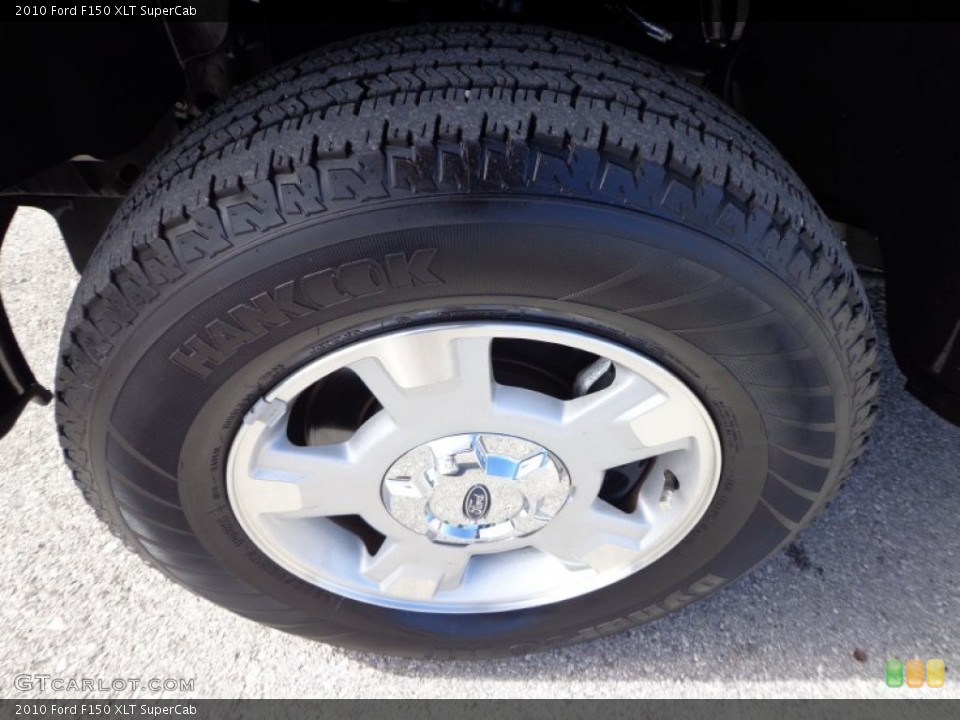 2010 Ford F150 XLT SuperCab Wheel and Tire Photo #78770731