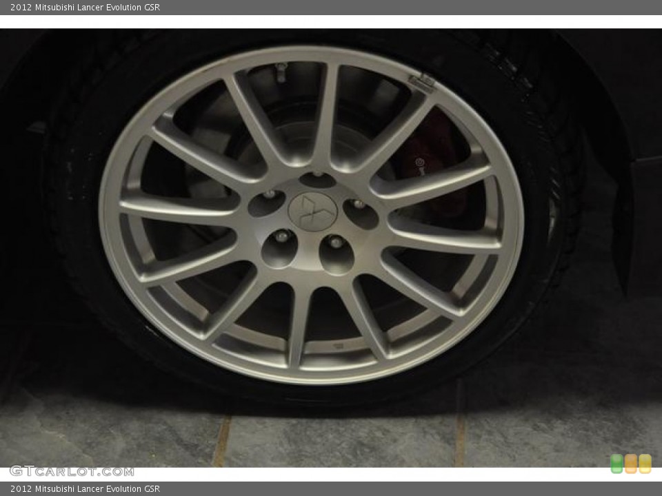 2012 Mitsubishi Lancer Evolution GSR Wheel and Tire Photo #78771579
