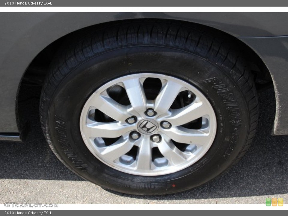 2010 Honda Odyssey EX-L Wheel and Tire Photo #78771848