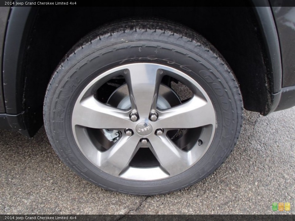 2014 Jeep Grand Cherokee Limited 4x4 Wheel and Tire Photo #78771959