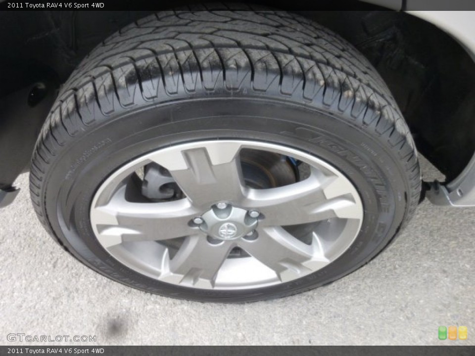2011 Toyota RAV4 V6 Sport 4WD Wheel and Tire Photo #78781880