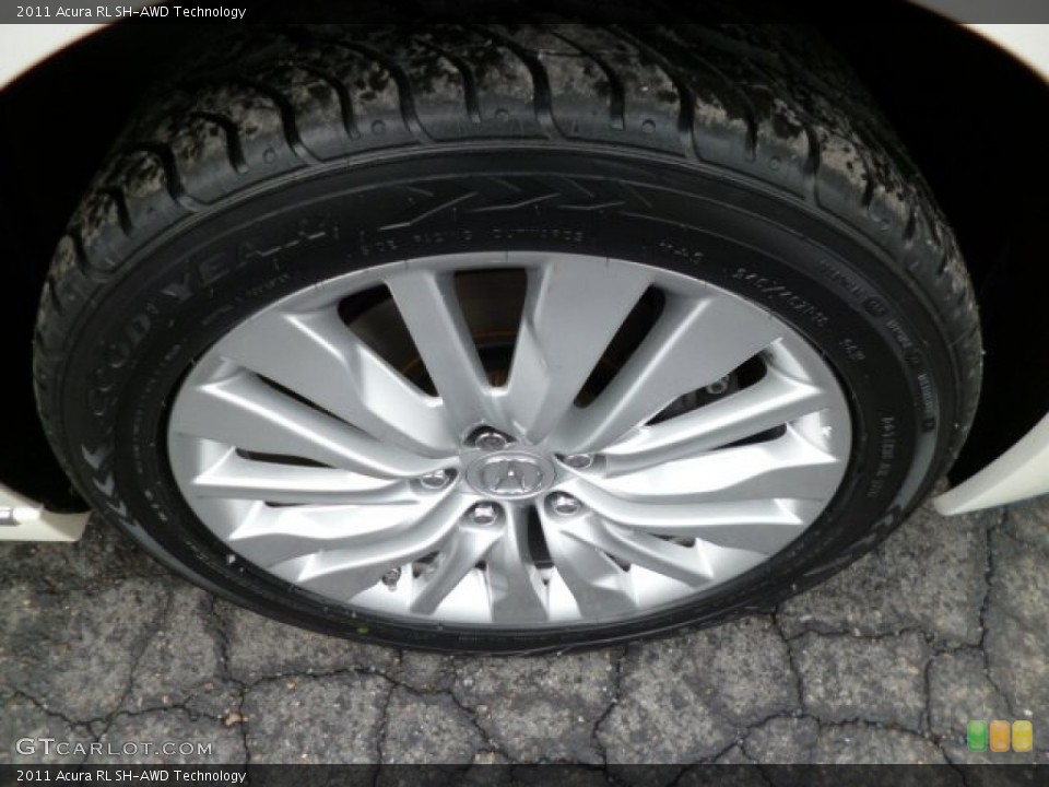 2011 Acura RL SH-AWD Technology Wheel and Tire Photo #78786097