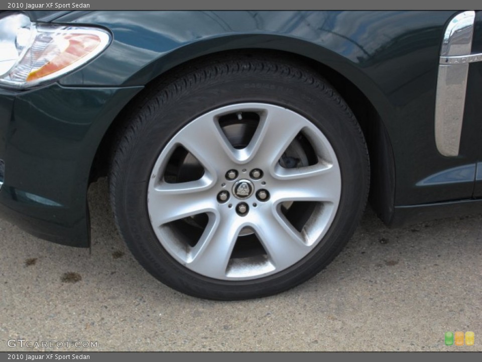 2010 Jaguar XF Sport Sedan Wheel and Tire Photo #78786539