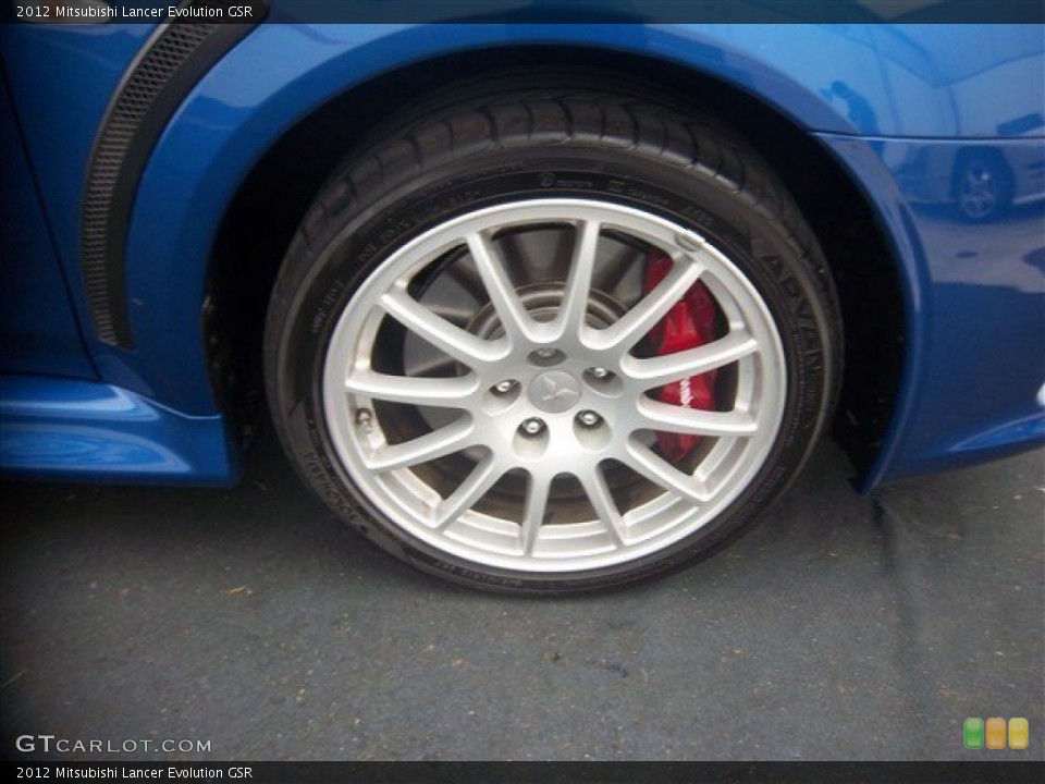 2012 Mitsubishi Lancer Evolution GSR Wheel and Tire Photo #78790265