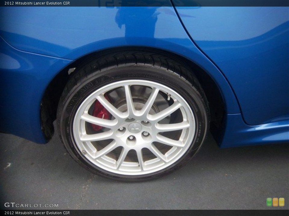 2012 Mitsubishi Lancer Evolution GSR Wheel and Tire Photo #78790283