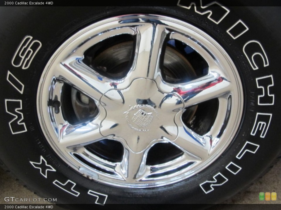 2000 Cadillac Escalade 4WD Wheel and Tire Photo #78792236