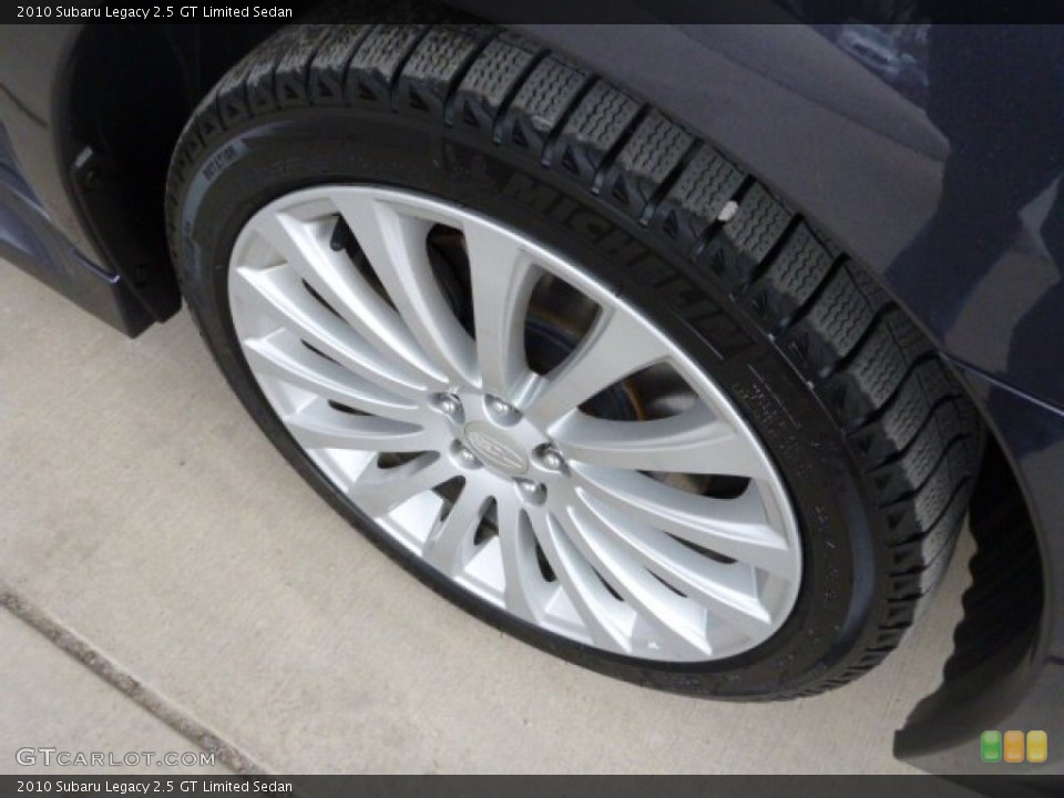 2010 Subaru Legacy 2.5 GT Limited Sedan Wheel and Tire Photo #78806531