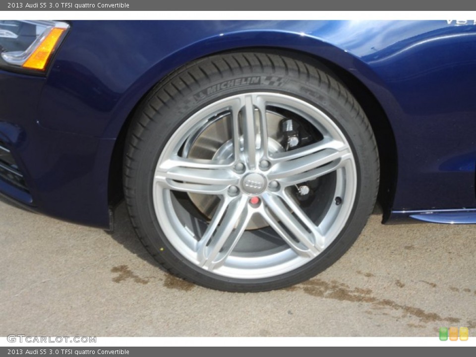 2013 Audi S5 3.0 TFSI quattro Convertible Wheel and Tire Photo #78808465