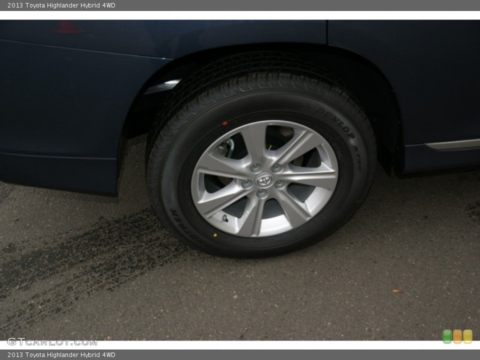2013 Toyota Highlander Hybrid 4WD Wheel and Tire Photo #78809542