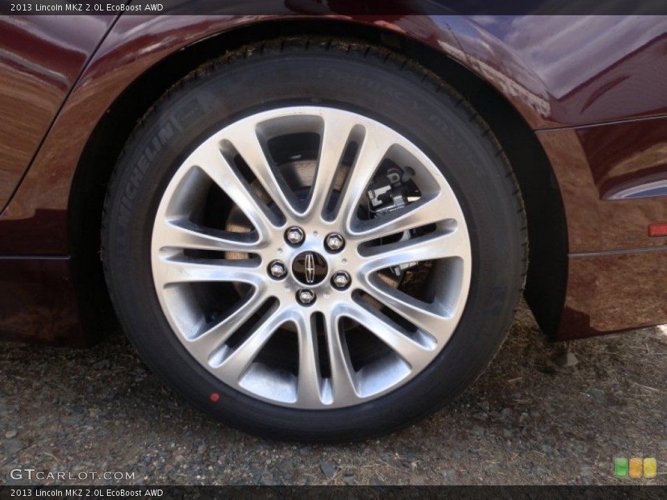 2013 Lincoln MKZ 2.0L EcoBoost AWD Wheel and Tire Photo #78809924