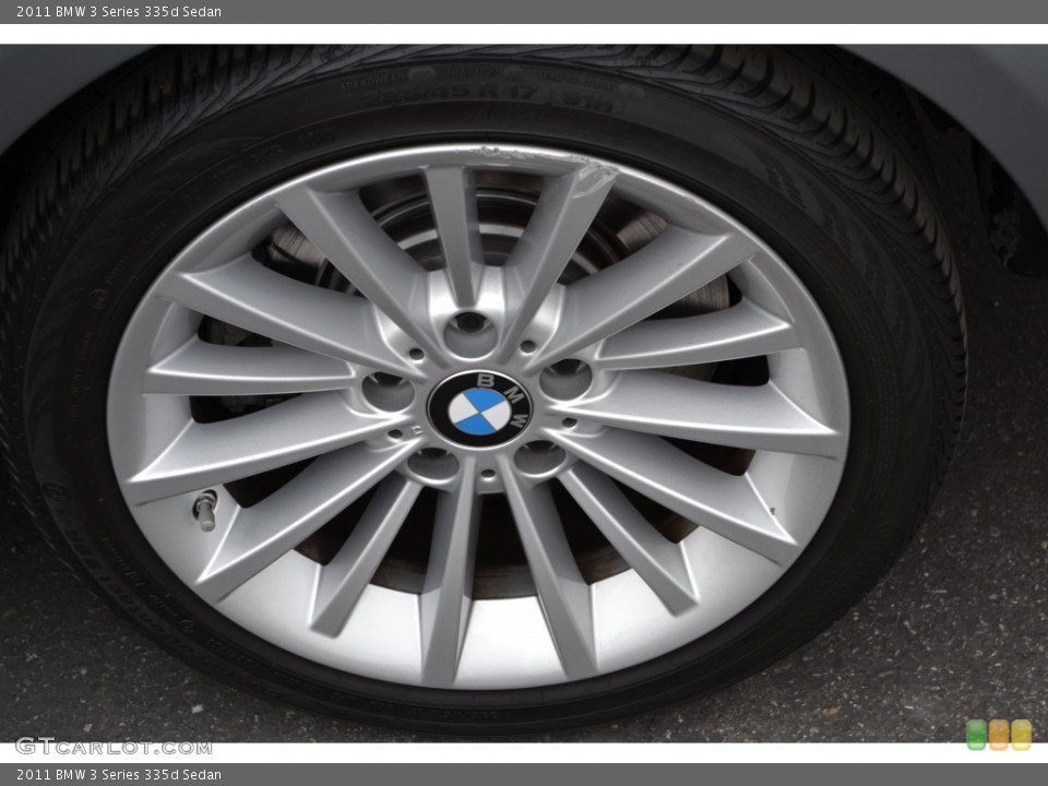 2011 BMW 3 Series 335d Sedan Wheel and Tire Photo #78810033