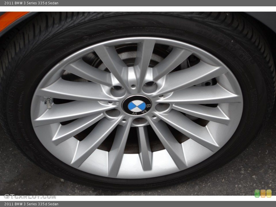 2011 BMW 3 Series 335d Sedan Wheel and Tire Photo #78810116