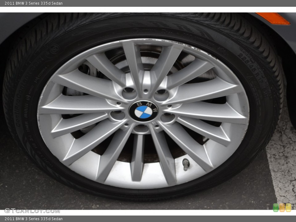 2011 BMW 3 Series 335d Sedan Wheel and Tire Photo #78810158