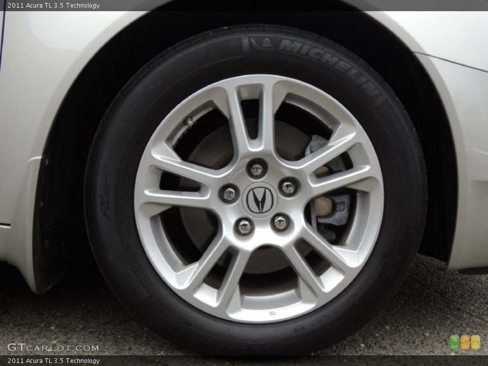 2011 Acura TL 3.5 Technology Wheel and Tire Photo #78811875