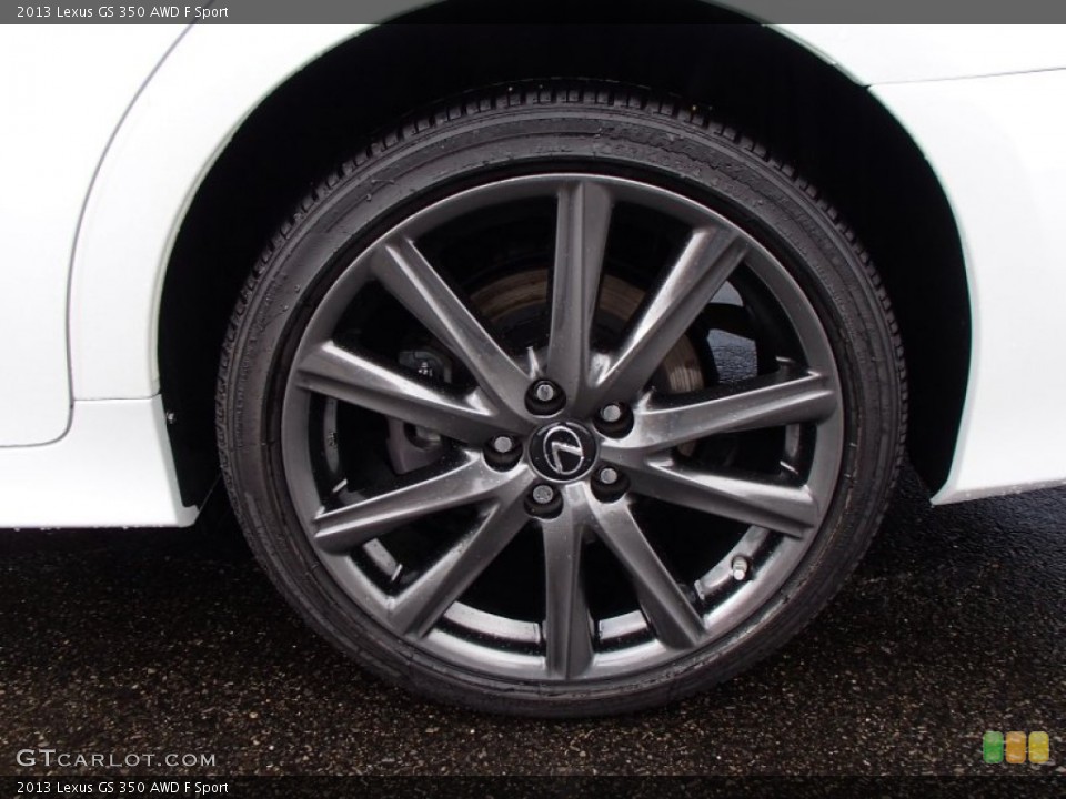 2013 Lexus GS 350 AWD F Sport Wheel and Tire Photo #78812469
