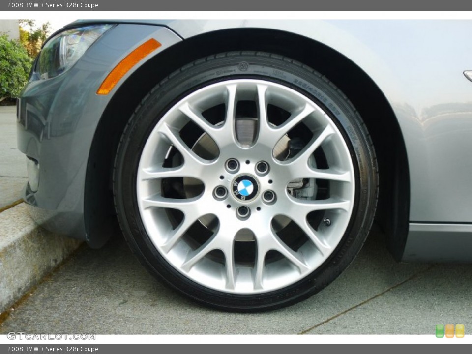 2008 BMW 3 Series 328i Coupe Wheel and Tire Photo #78815295