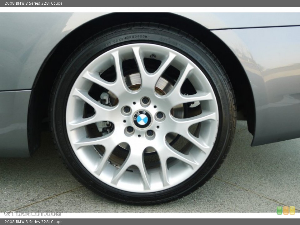 2008 BMW 3 Series 328i Coupe Wheel and Tire Photo #78815317