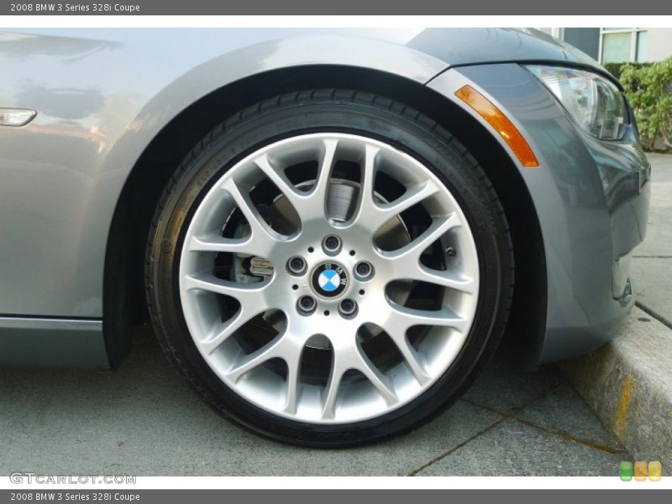 2008 BMW 3 Series 328i Coupe Wheel and Tire Photo #78815352