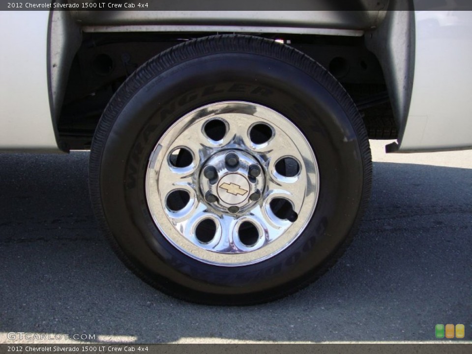 2012 Chevrolet Silverado 1500 LT Crew Cab 4x4 Wheel and Tire Photo #78817817