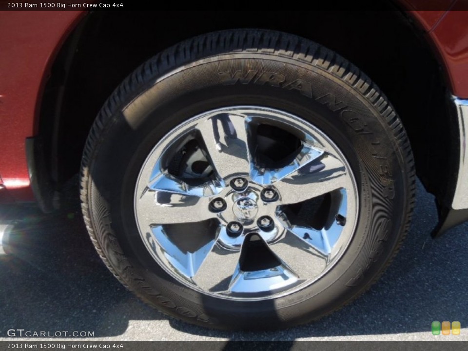 2013 Ram 1500 Big Horn Crew Cab 4x4 Wheel and Tire Photo #78817826