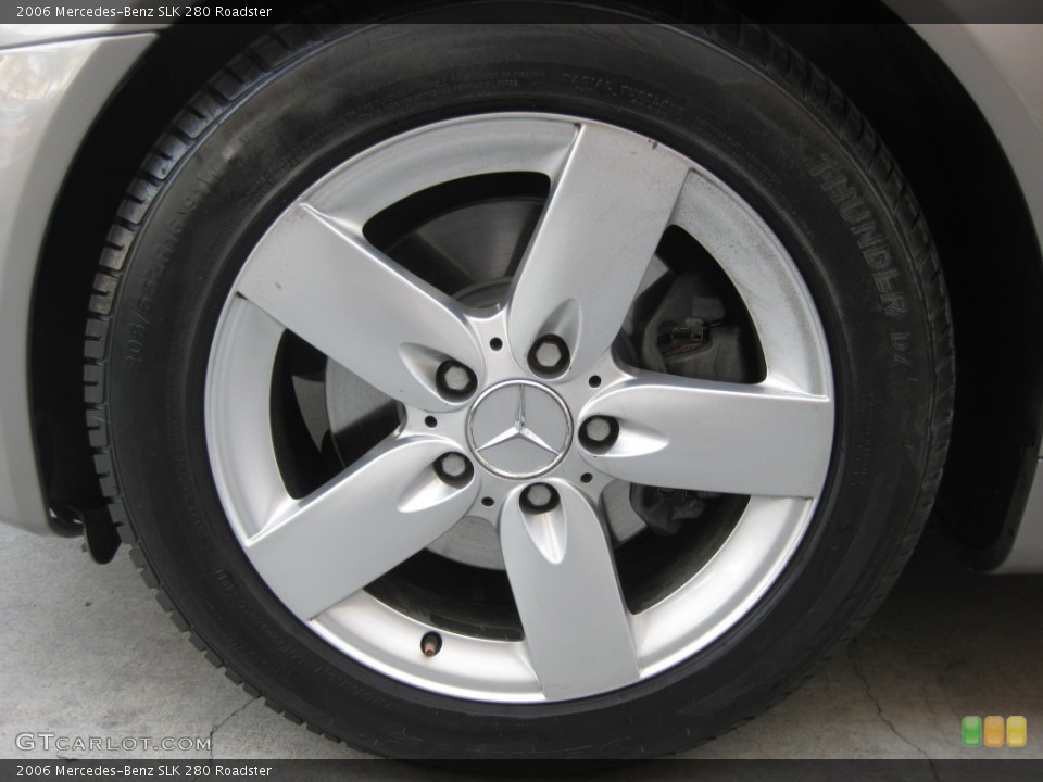 2006 Mercedes-Benz SLK 280 Roadster Wheel and Tire Photo #78819077