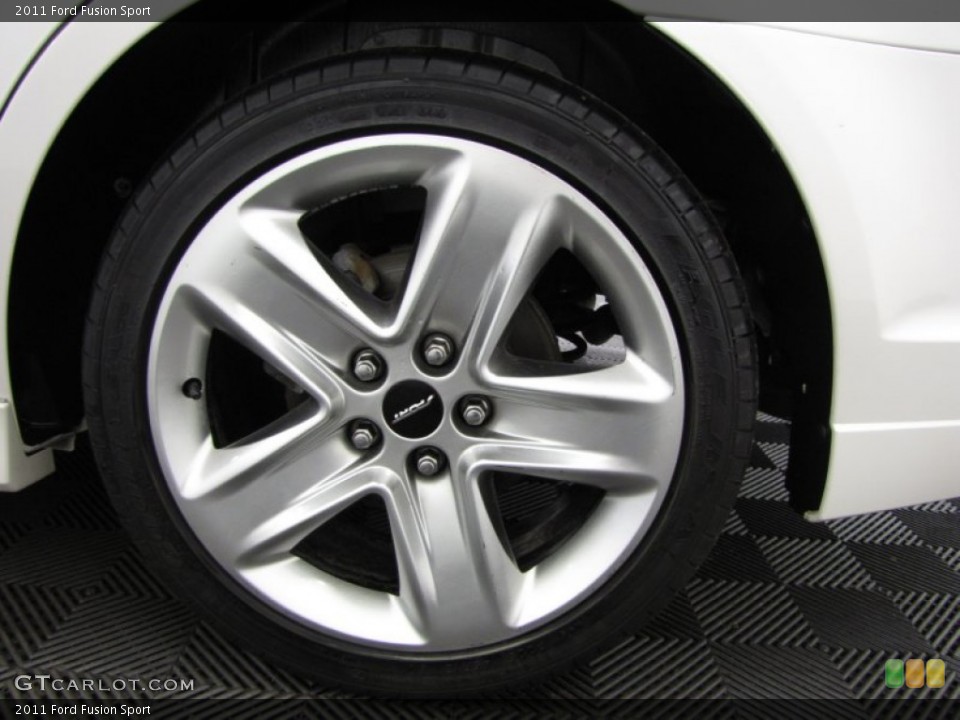 2011 Ford Fusion Sport Wheel and Tire Photo #78820107