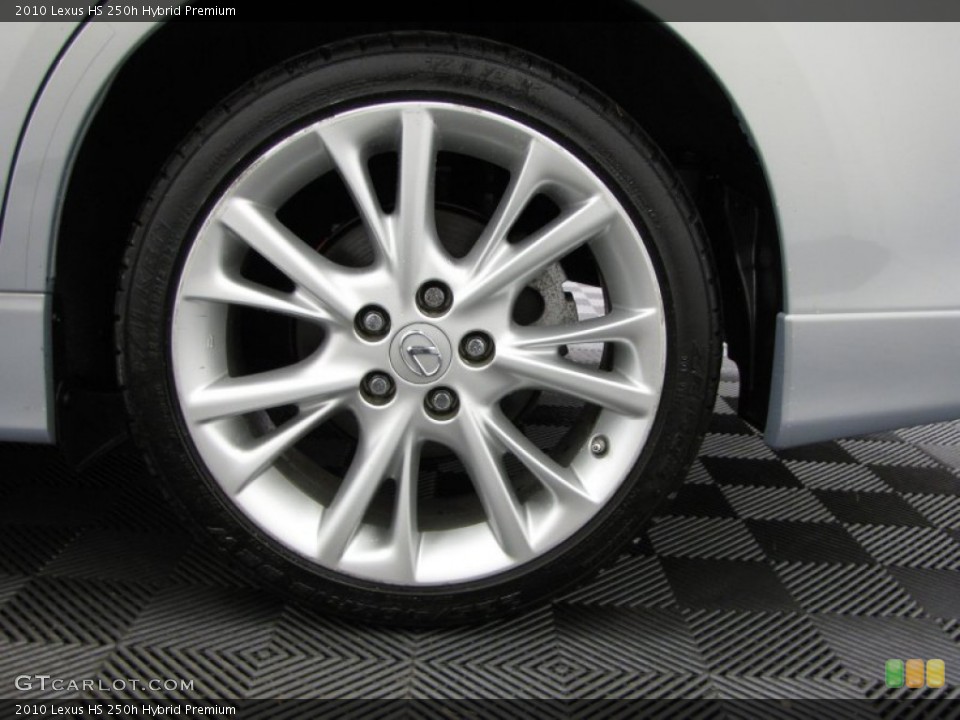 2010 Lexus HS 250h Hybrid Premium Wheel and Tire Photo #78821819