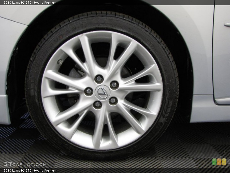 2010 Lexus HS 250h Hybrid Premium Wheel and Tire Photo #78821831