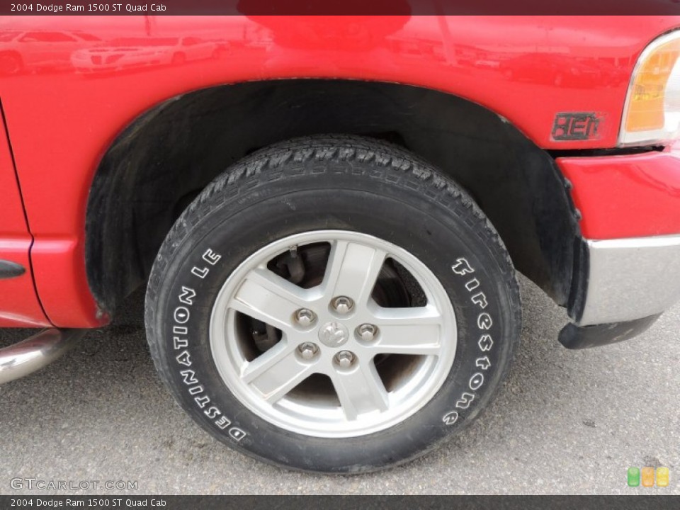 2004 Dodge Ram 1500 ST Quad Cab Wheel and Tire Photo #78822428