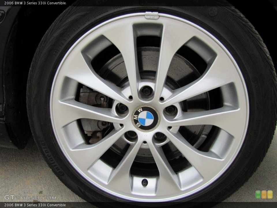 2006 BMW 3 Series 330i Convertible Wheel and Tire Photo #78839216