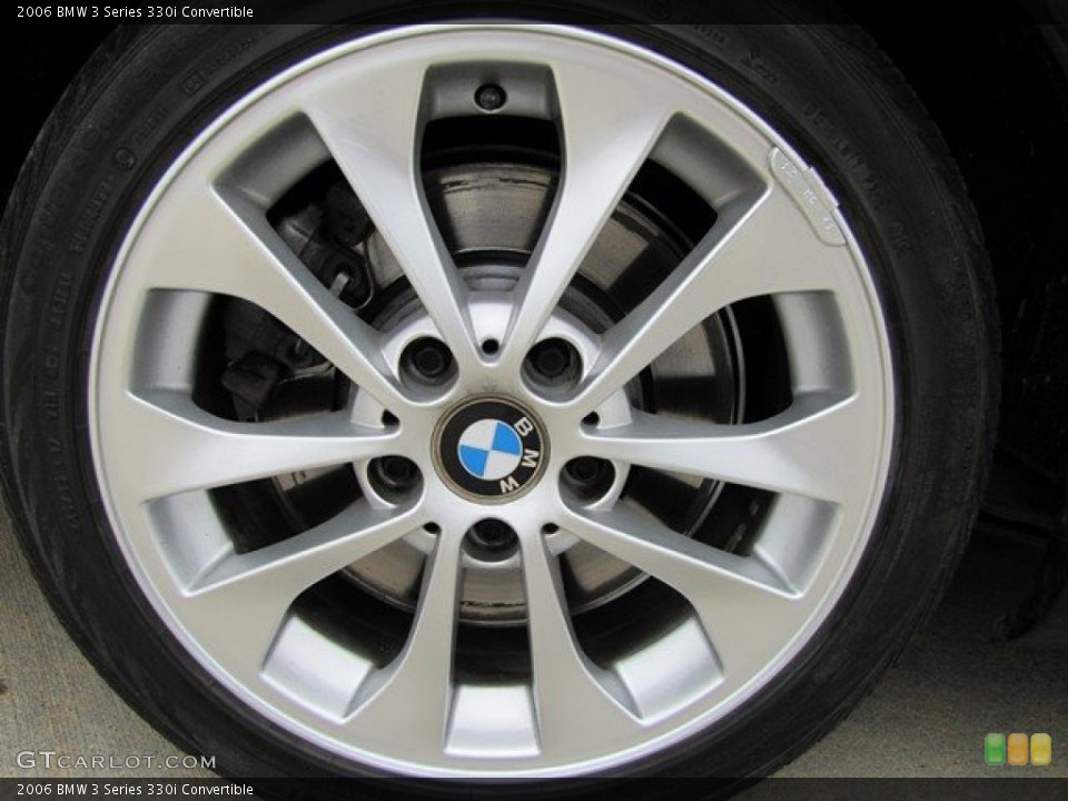 2006 BMW 3 Series 330i Convertible Wheel and Tire Photo #78839249