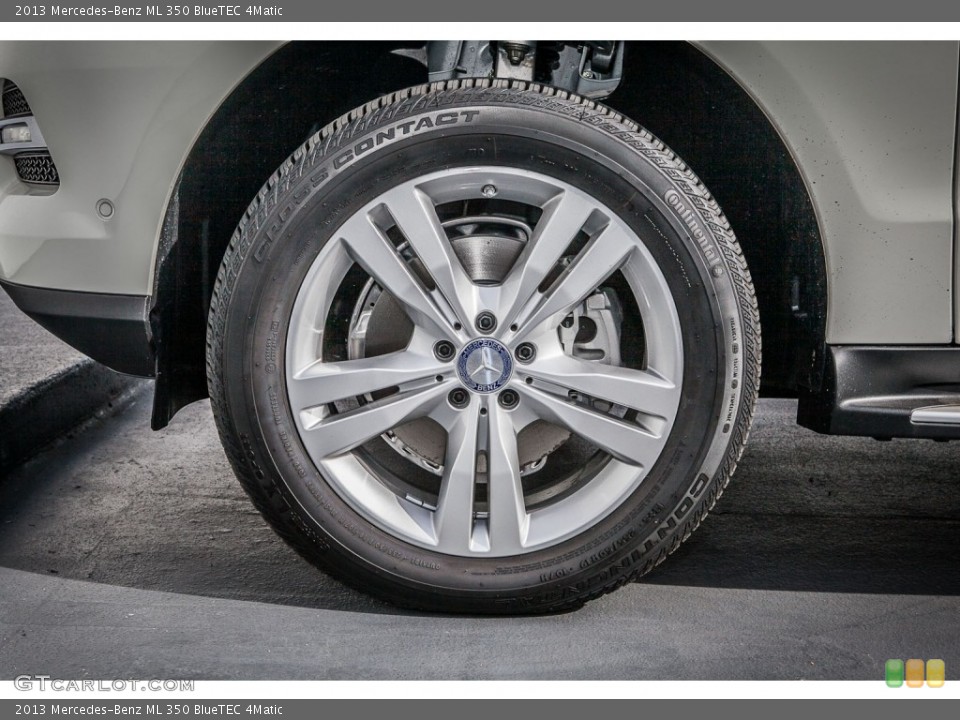 2013 Mercedes-Benz ML 350 BlueTEC 4Matic Wheel and Tire Photo #78841395