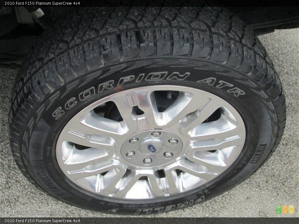 2010 Ford F150 Platinum SuperCrew 4x4 Wheel and Tire Photo #78844115