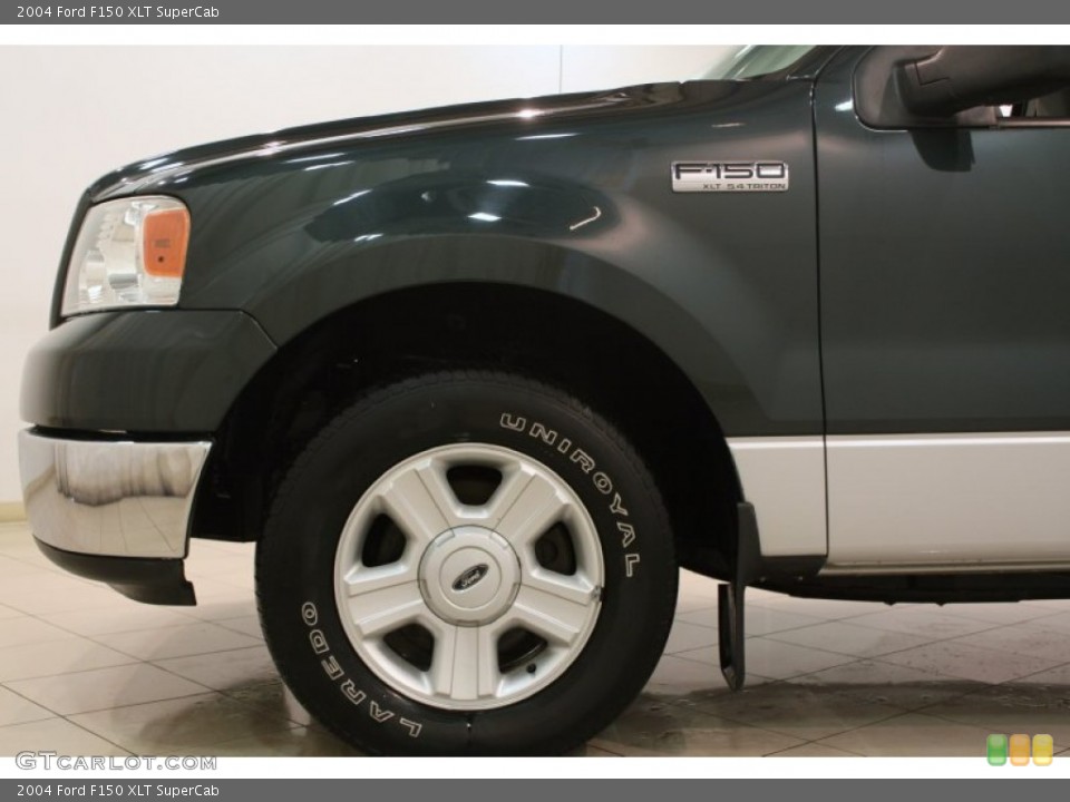 2004 Ford F150 XLT SuperCab Wheel and Tire Photo #78847706