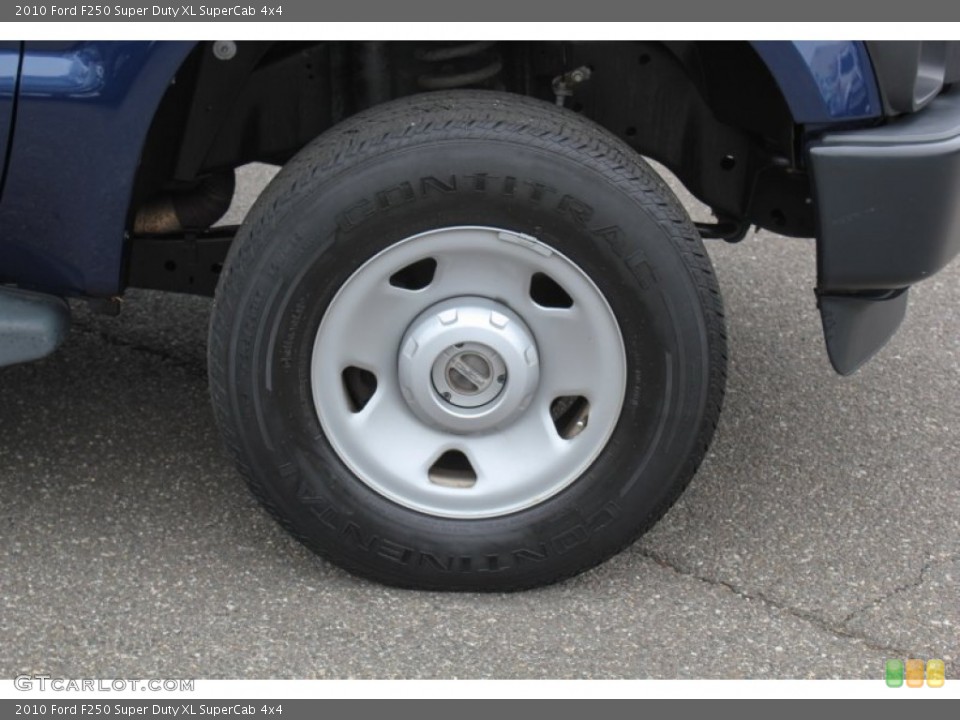 2010 Ford F250 Super Duty XL SuperCab 4x4 Wheel and Tire Photo #78855410