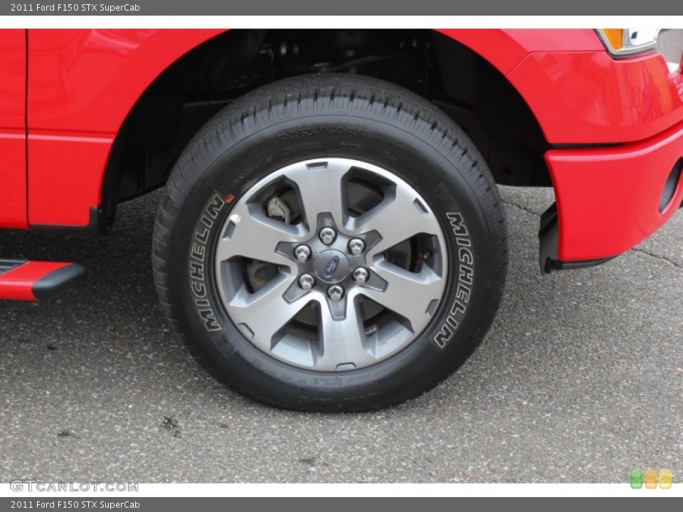 2011 Ford F150 STX SuperCab Wheel and Tire Photo #78856520