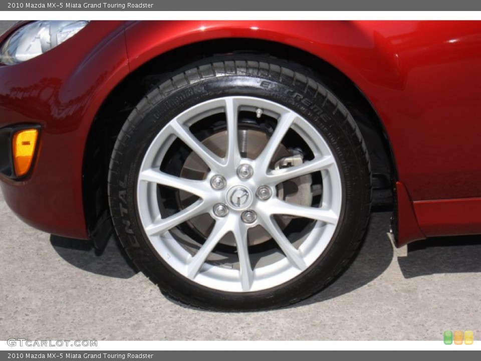 2010 Mazda MX-5 Miata Grand Touring Roadster Wheel and Tire Photo #78861520
