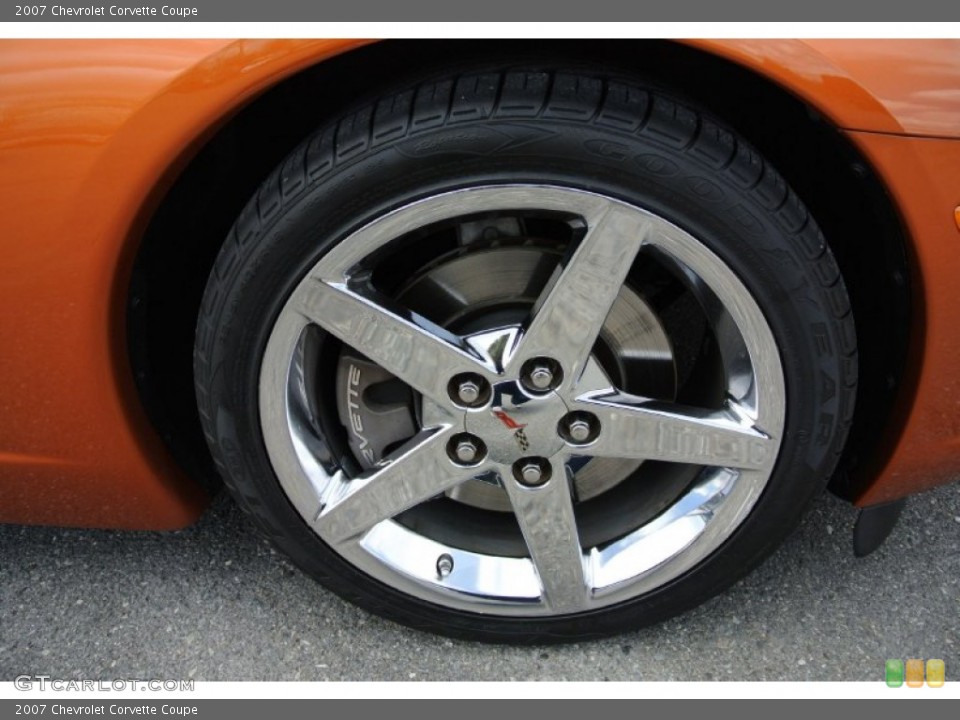 2007 Chevrolet Corvette Coupe Wheel and Tire Photo #78866608
