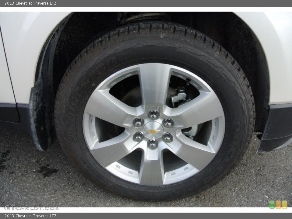 2013 Chevrolet Traverse LTZ Wheel and Tire Photo #78870427