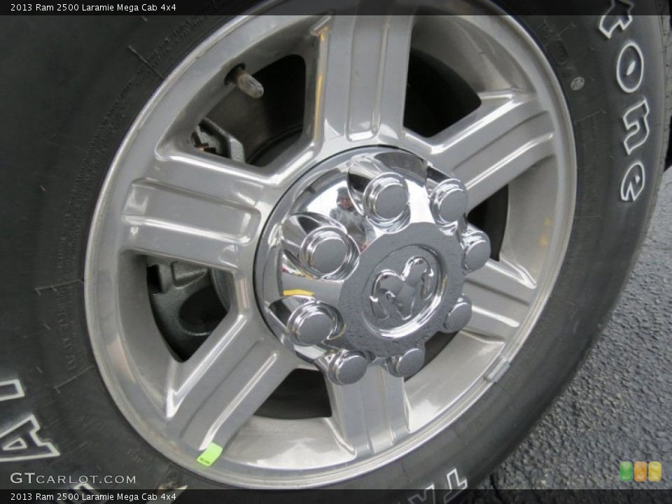 2013 Ram 2500 Laramie Mega Cab 4x4 Wheel and Tire Photo #78882291
