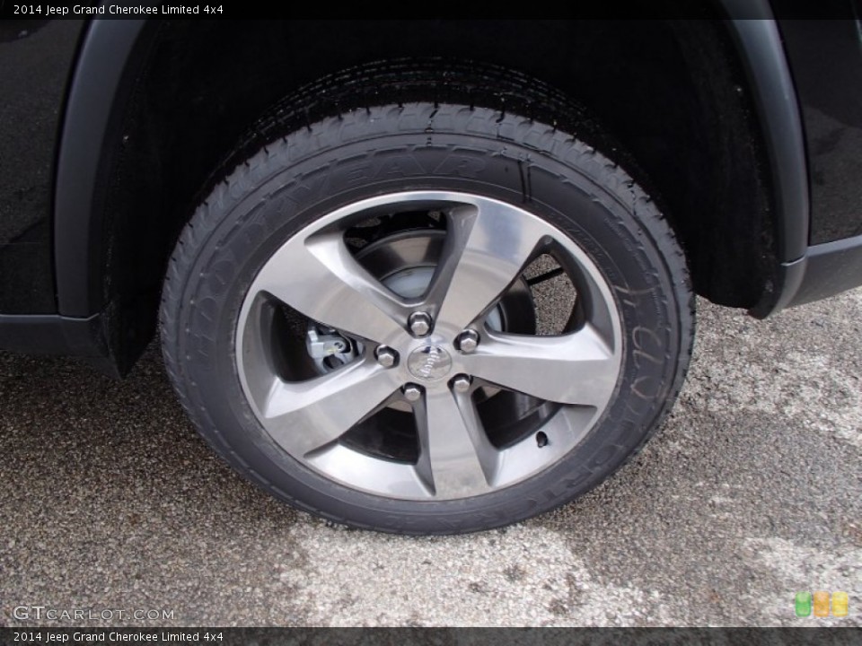 2014 Jeep Grand Cherokee Limited 4x4 Wheel and Tire Photo #78882438