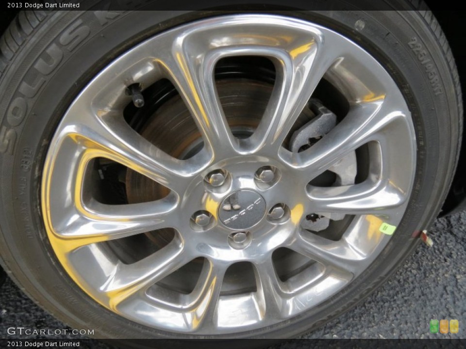 2013 Dodge Dart Limited Wheel and Tire Photo #78882690