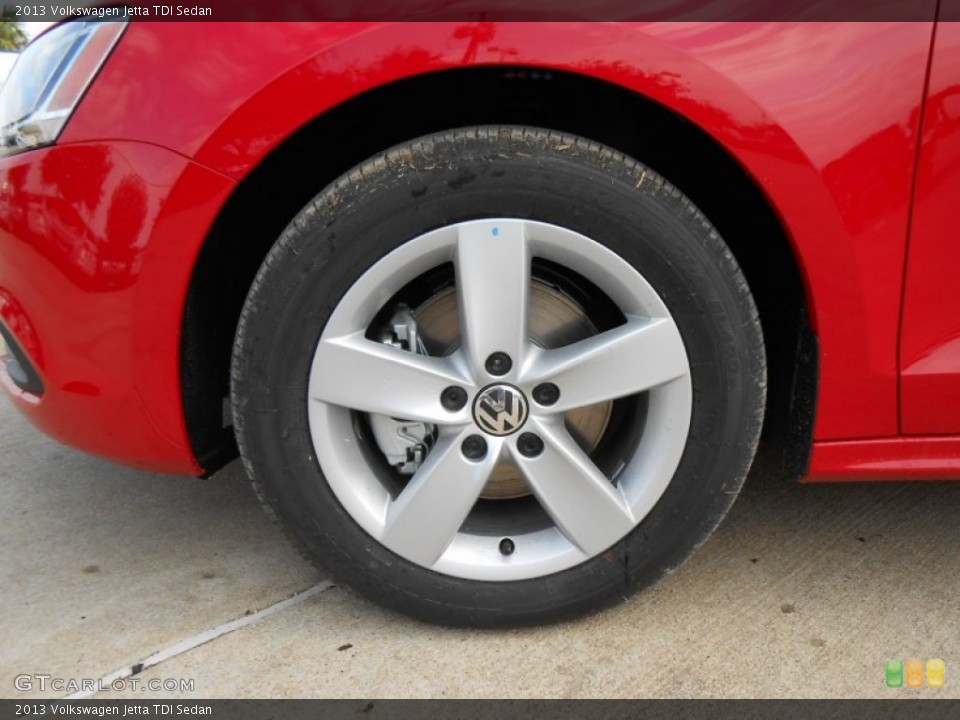 2013 Volkswagen Jetta TDI Sedan Wheel and Tire Photo #78884284
