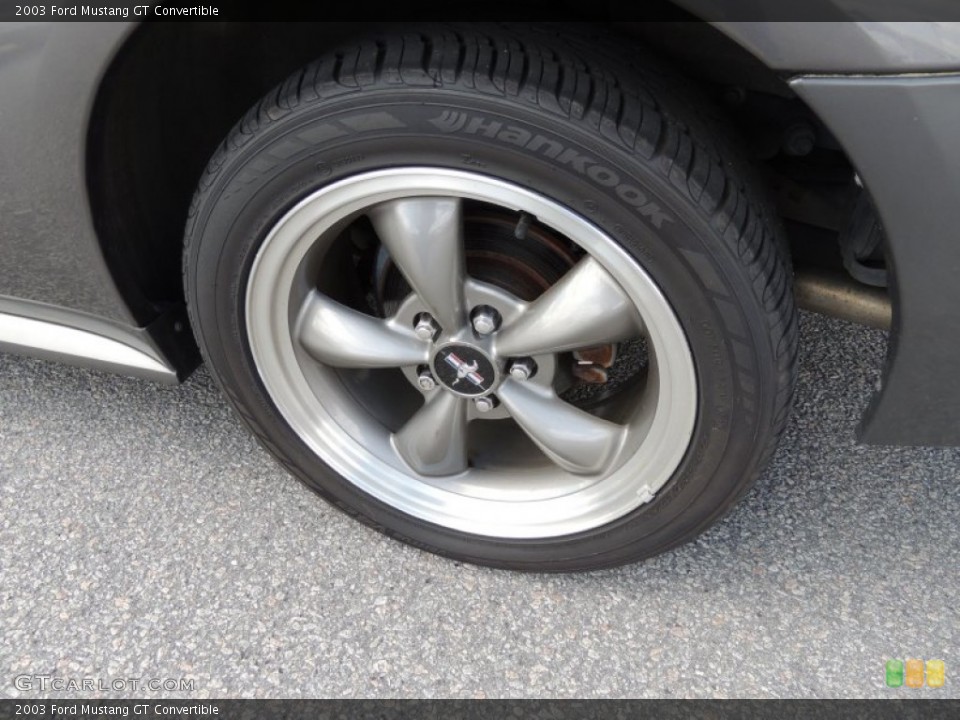 2003 Ford Mustang GT Convertible Wheel and Tire Photo #78885267