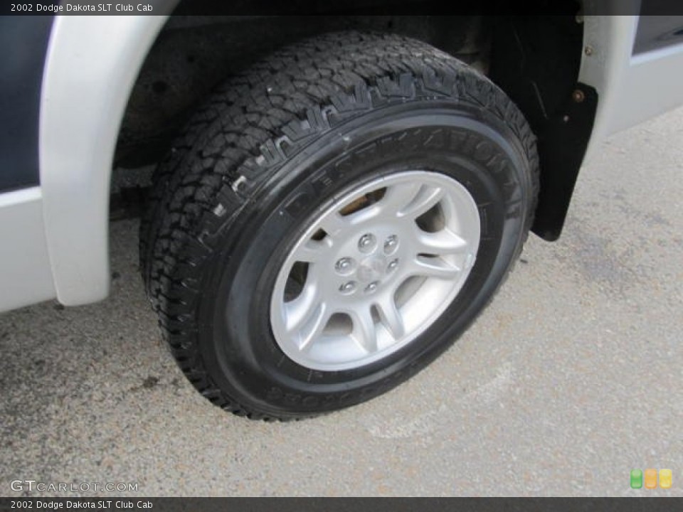 2002 Dodge Dakota SLT Club Cab Wheel and Tire Photo #78885786