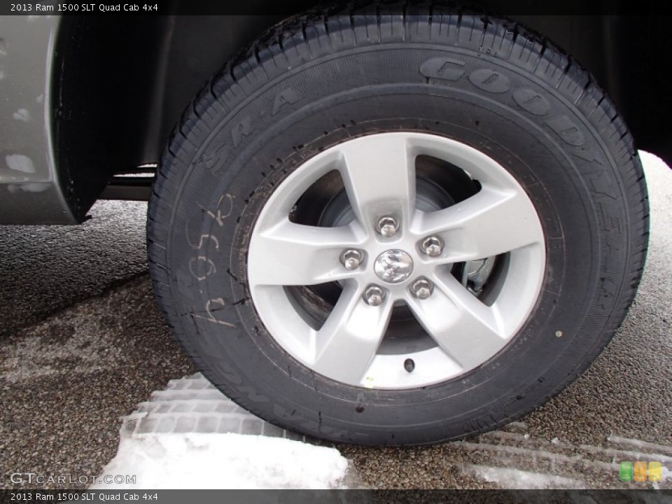 2013 Ram 1500 SLT Quad Cab 4x4 Wheel and Tire Photo #78886599