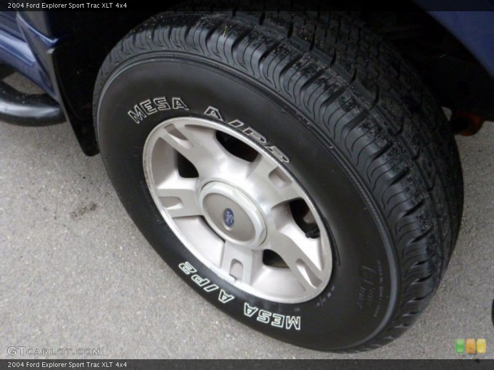 2004 Ford Explorer Sport Trac XLT 4x4 Wheel and Tire Photo #78887547